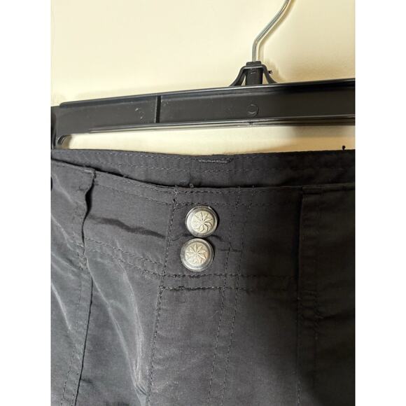 Bimini Bay Outfitters Ltd Shorts Womens Size 10 Black Nylon High Rise 6" Inseam - Picture 3 of 9